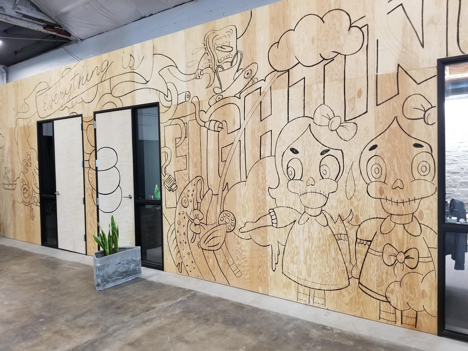 Creative Fang Studio in Fresno CA - mural painting