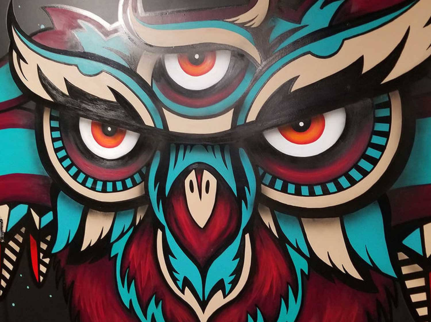 Creative Fang Studio in Fresno CA - mural painting