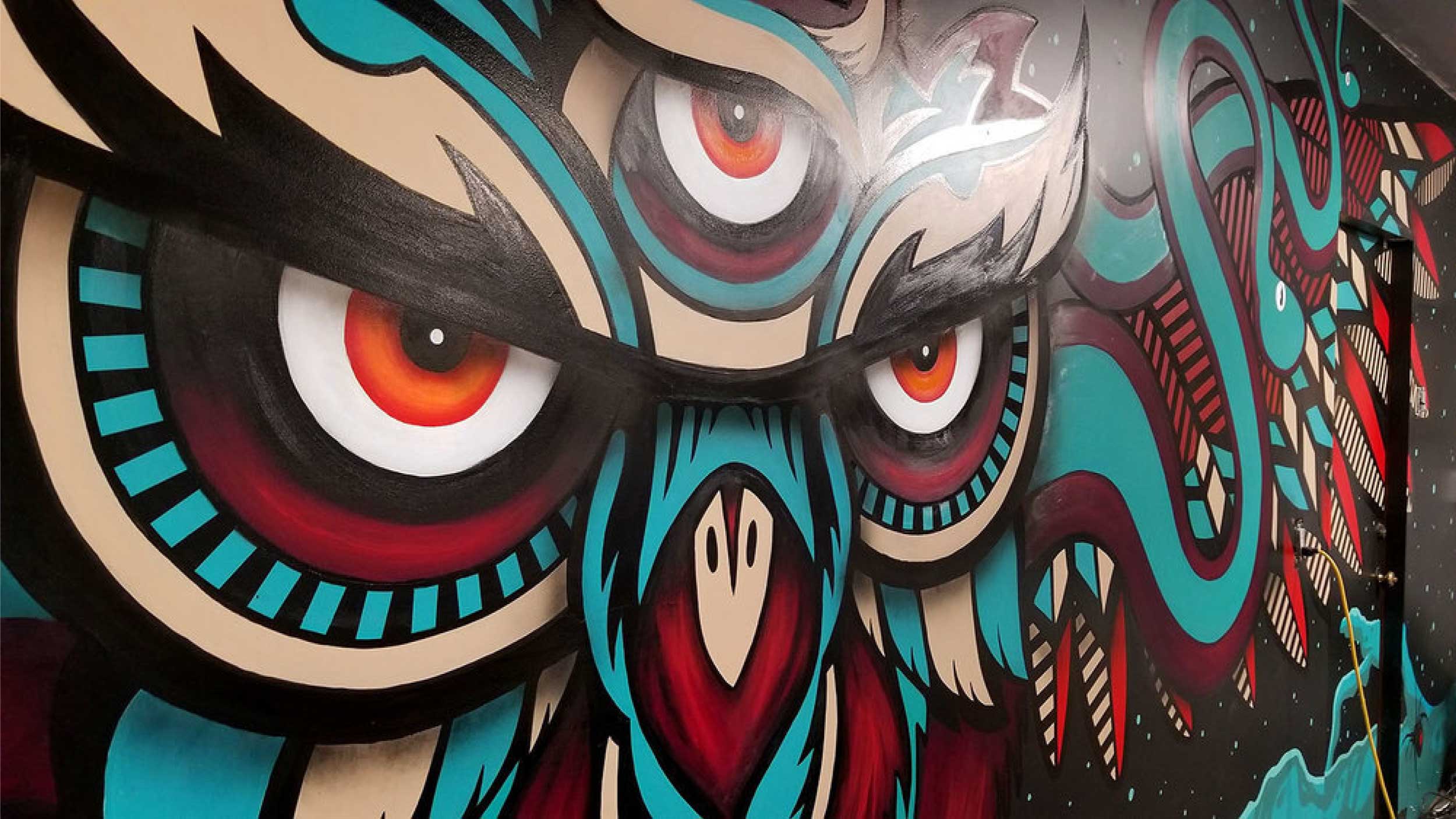 Creative Fang Studio in Fresno CA - mural painting