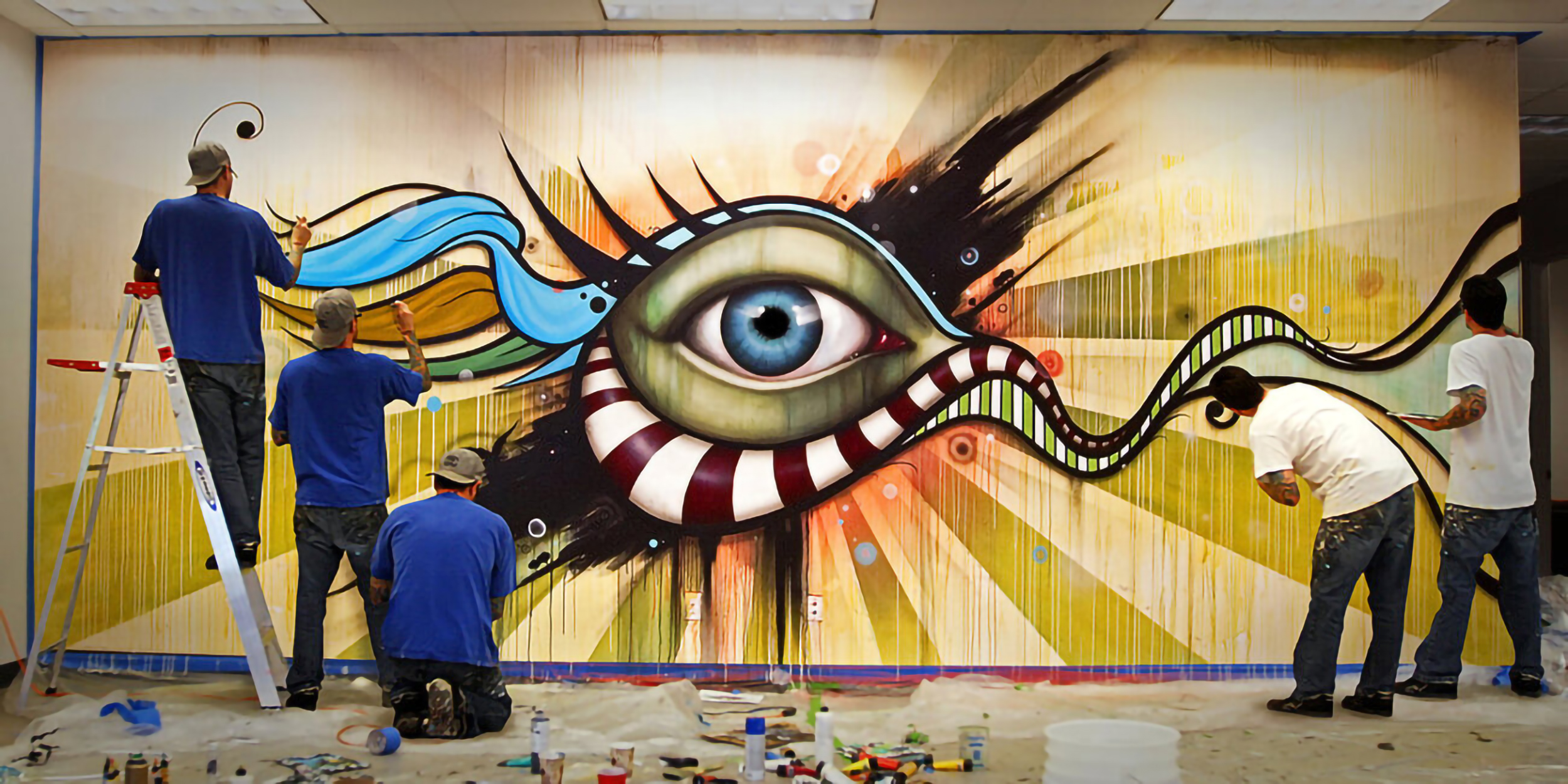 Creative Fang Studio in Fresno CA - Custom Mural Painting